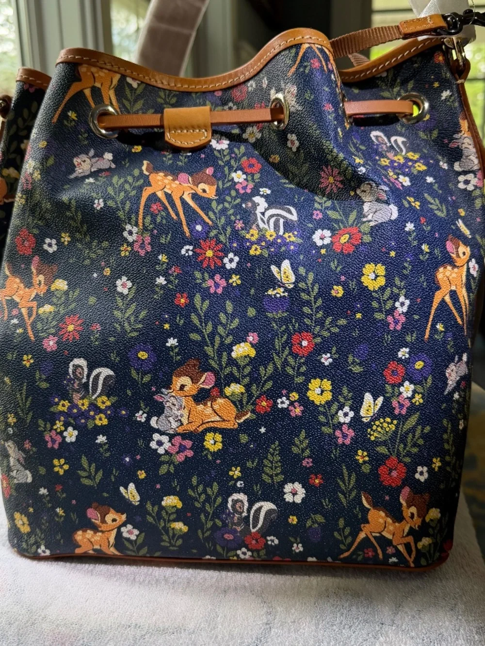 NWT Disney Parks Dooney & Bourke Bambi Drawstring bag